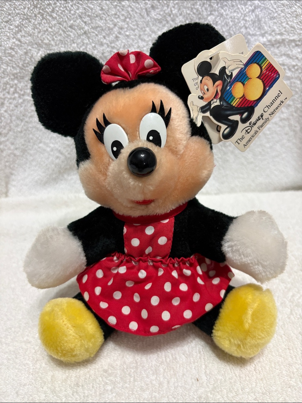 Disney Minnie Mouse Plush - Black, Red, White, Yellow